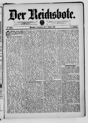Der Reichsbote vom 05.10.1882