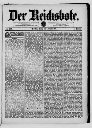 Der Reichsbote vom 06.10.1882