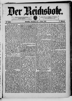 Der Reichsbote vom 07.10.1882