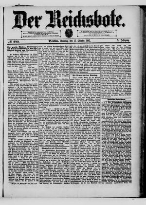 Der Reichsbote vom 15.10.1882