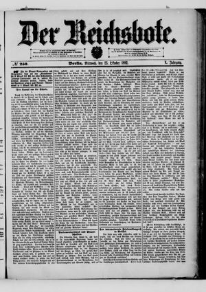 Der Reichsbote vom 25.10.1882