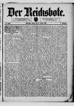 Der Reichsbote vom 27.10.1882