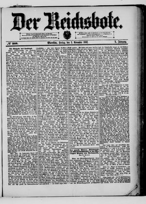 Der Reichsbote vom 03.11.1882