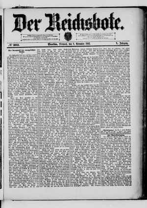 Der Reichsbote vom 08.11.1882