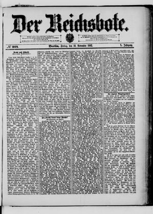 Der Reichsbote vom 10.11.1882