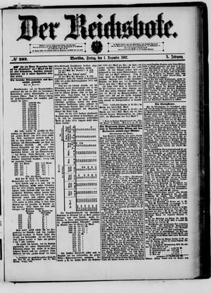 Der Reichsbote vom 01.12.1882