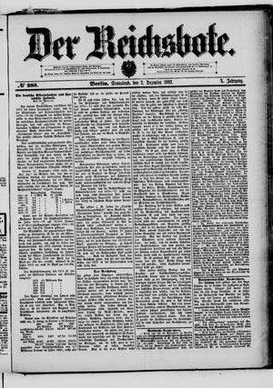 Der Reichsbote vom 02.12.1882