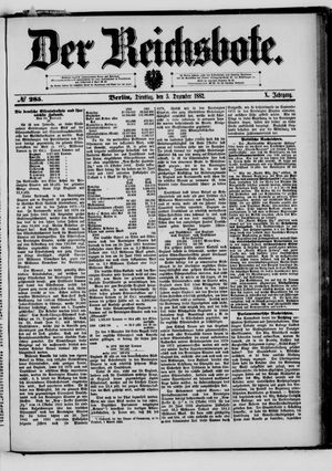 Der Reichsbote vom 05.12.1882
