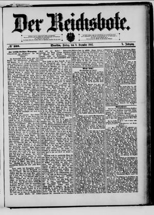 Der Reichsbote vom 08.12.1882