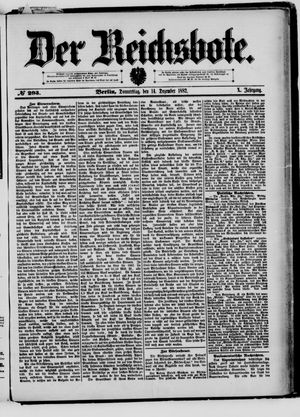 Der Reichsbote on Dec 14, 1882