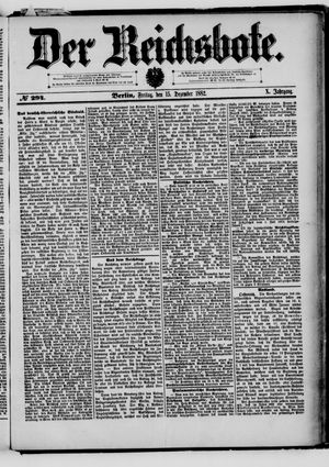 Der Reichsbote vom 15.12.1882
