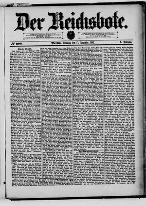Der Reichsbote vom 17.12.1882