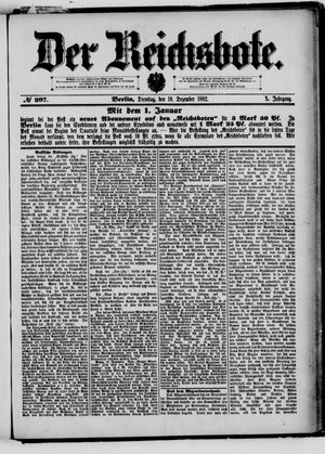 Der Reichsbote vom 19.12.1882