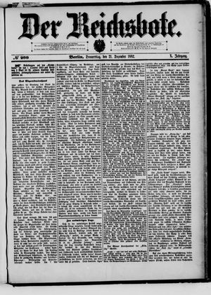 Der Reichsbote vom 21.12.1882
