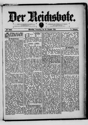 Der Reichsbote vom 28.12.1882
