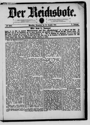 Der Reichsbote vom 30.12.1882