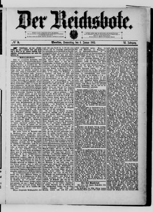 Der Reichsbote on Jan 4, 1883