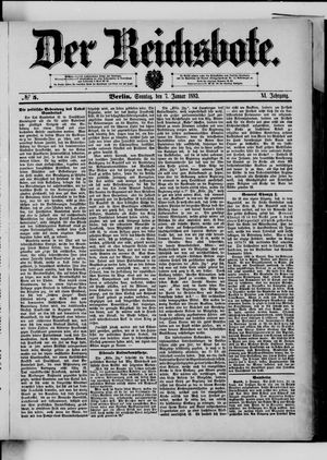 Der Reichsbote vom 07.01.1883