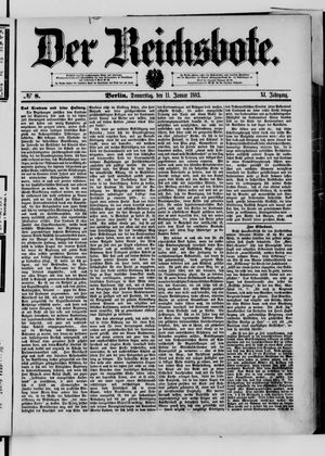 Der Reichsbote on Jan 11, 1883