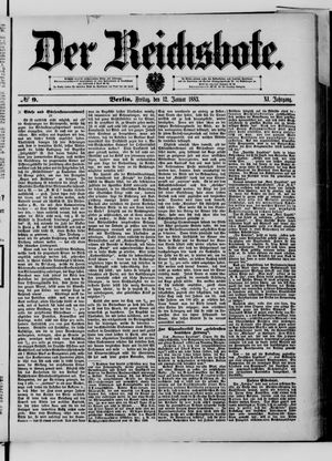 Der Reichsbote vom 12.01.1883