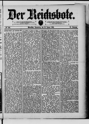 Der Reichsbote on Jan 18, 1883