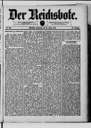 Der Reichsbote on Jan 20, 1883