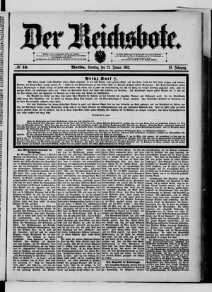 Der Reichsbote vom 23.01.1883