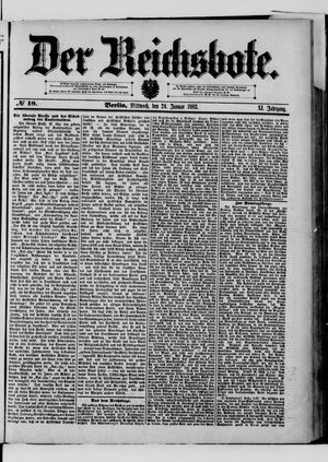 Der Reichsbote on Jan 24, 1883