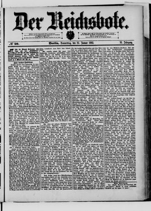 Der Reichsbote vom 25.01.1883
