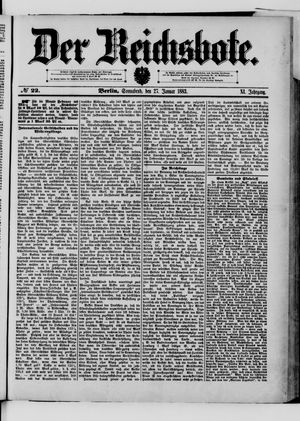 Der Reichsbote vom 27.01.1883