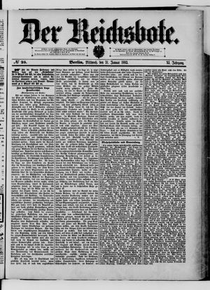 Der Reichsbote on Jan 31, 1883