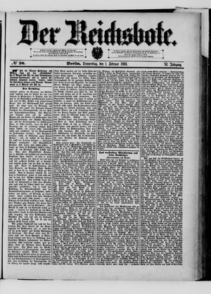 Der Reichsbote vom 01.02.1883