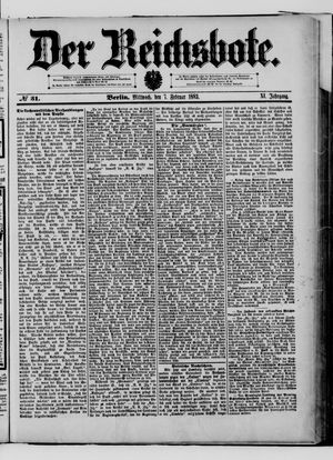 Der Reichsbote vom 07.02.1883