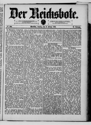 Der Reichsbote vom 13.02.1883