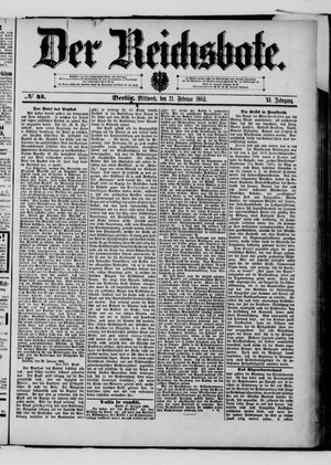 Der Reichsbote vom 21.02.1883