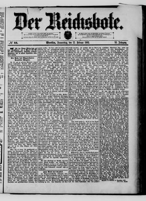 Der Reichsbote on Feb 22, 1883