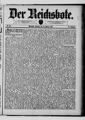 Der Reichsbote on Feb 25, 1883