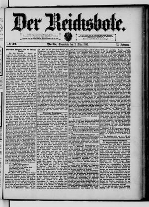 Der Reichsbote on Mar 3, 1883