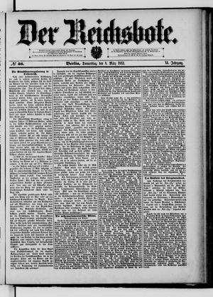 Der Reichsbote on Mar 8, 1883