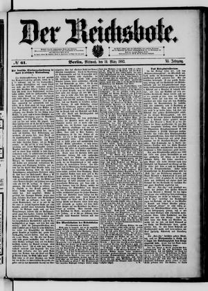 Der Reichsbote on Mar 14, 1883