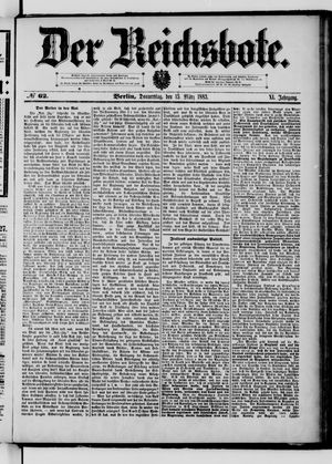 Der Reichsbote vom 15.03.1883