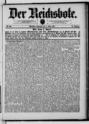 Der Reichsbote vom 17.03.1883