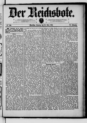Der Reichsbote vom 25.03.1883