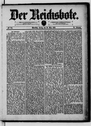 Der Reichsbote on Mar 30, 1883