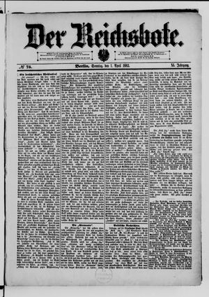 Der Reichsbote vom 01.04.1883