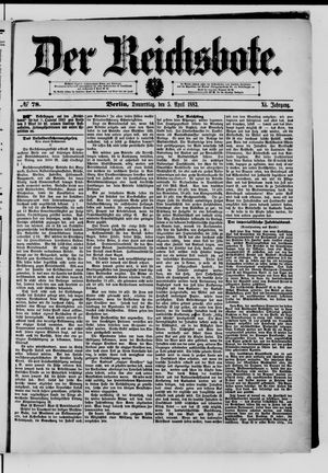 Der Reichsbote vom 05.04.1883