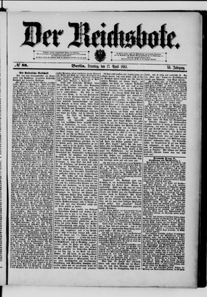 Der Reichsbote vom 17.04.1883