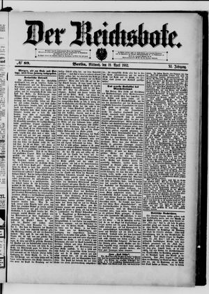 Der Reichsbote vom 18.04.1883