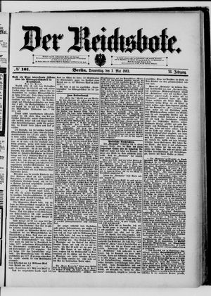 Der Reichsbote on May 3, 1883