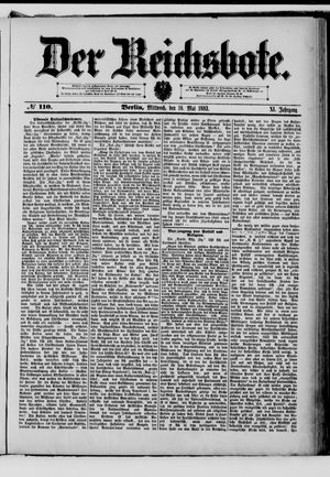 Der Reichsbote on May 16, 1883